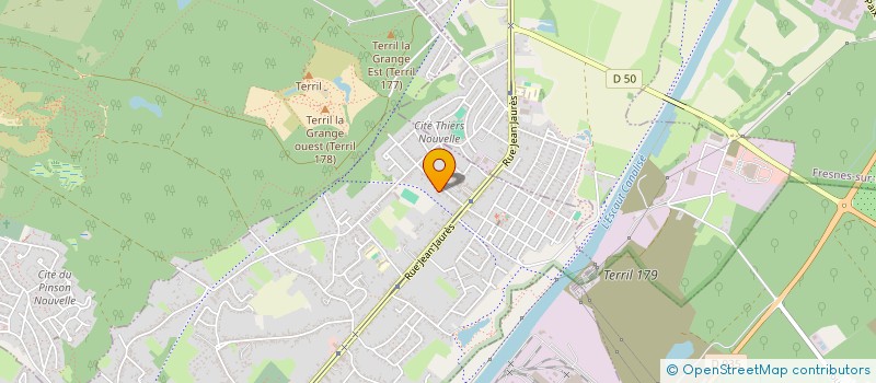 localisation de l'entreprise ASSOCIATION THIERS BRUNEHAUT LOISIRS à BRUAY-SUR-L'ESCAUT