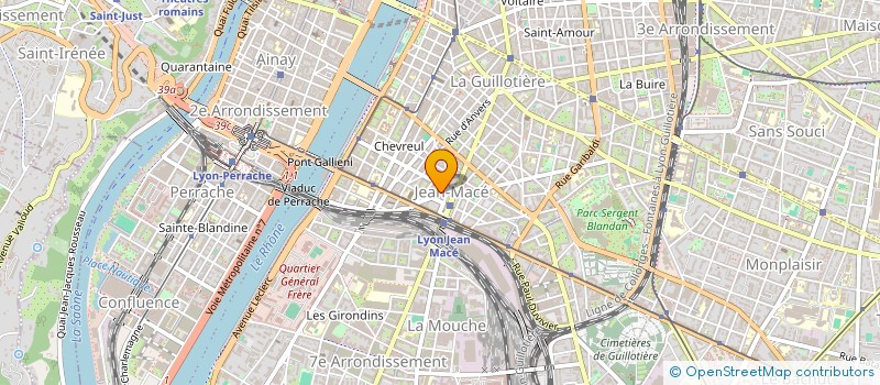 localisation de l'entreprise ASSOCIATION THRILLVICIOUS  LYON