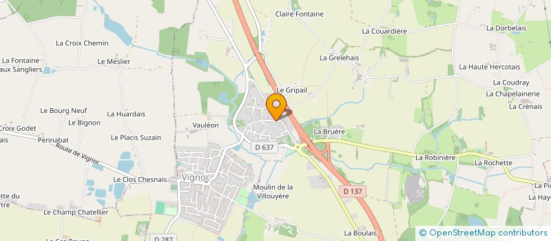 localisation de l'entreprise ASSOCIATION TI' POUPENN à VIGNOC