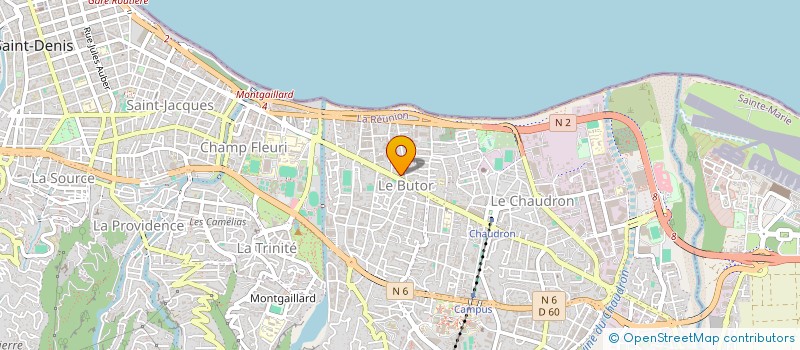localisation de l'entreprise ASSOCIATION TI ROND DEUX CANONS à SAINT-DENIS