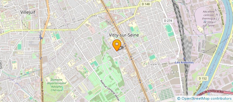 localisation de l'entreprise ASSOCIATION TI' VOLCAN EVENTS à VITRY-SUR-SEINE