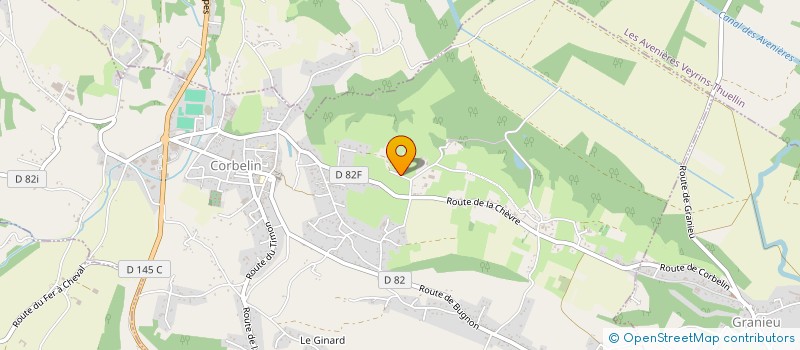 localisation de l'entreprise ASSOCIATION TIC ET TACT  CORBELIN