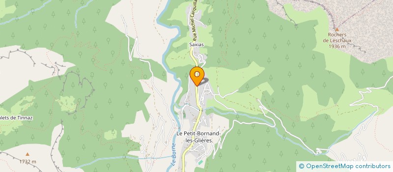 localisation de l'entreprise ASSOCIATION TIFFAOUINE LE REPOSOIR à GLIERES-VAL-DE-BORNE
