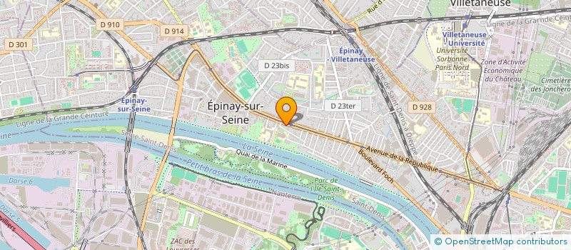 localisation de l'entreprise ASSOCIATION TIKVAH LE LEV à EPINAY-SUR-SEINE