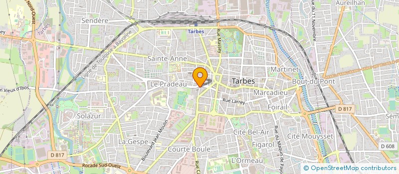 localisation de l'entreprise ASSOCIATION TILIPOP  TARBES