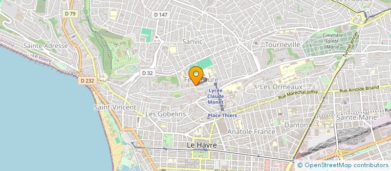 localisation de l'entreprise ASSOCIATION TIMELESS LH  LE HAVRE