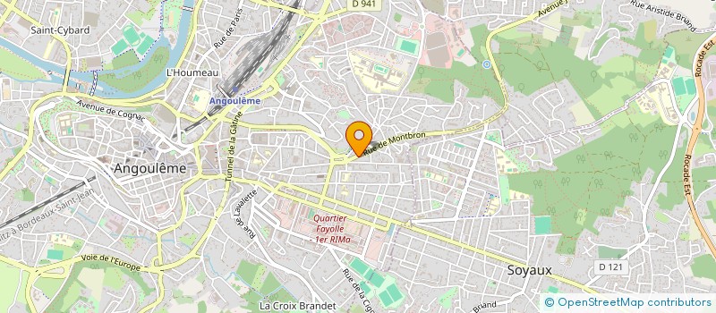 localisation de l'entreprise ASSOCIATION TIMER à ANGOULEME