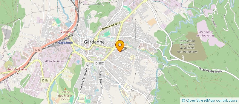 localisation de l'entreprise ASSOCIATION TINO STESSY LOISIRS à GARDANNE