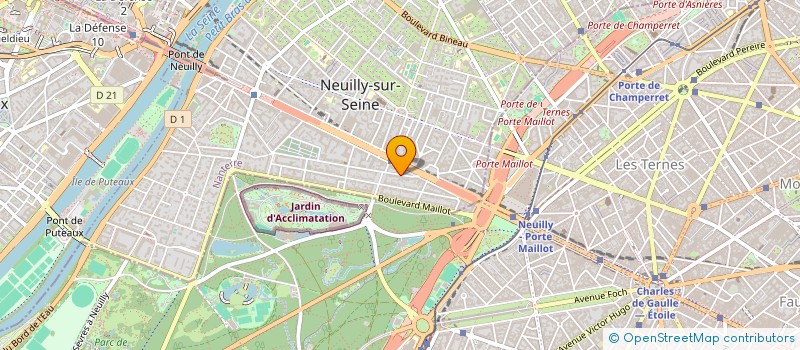 localisation de l'entreprise ASSOCIATION TIPHERET à NEUILLY-SUR-SEINE