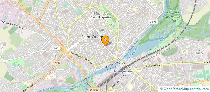 localisation de l'entreprise ASSOCIATION TIR D'HARLY à SAINT-QUENTIN
