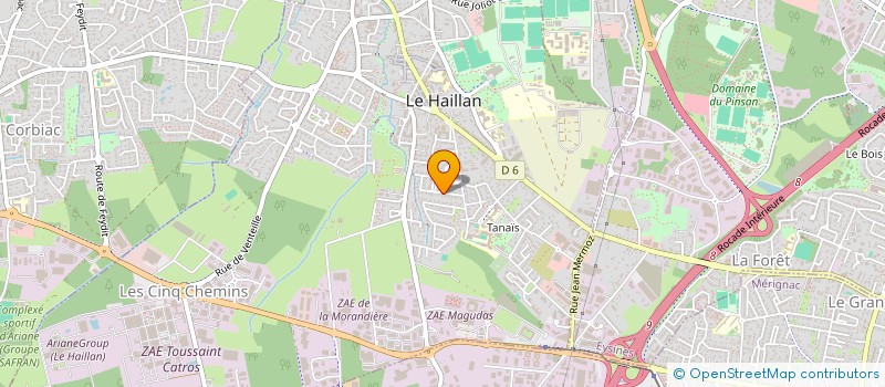 localisation de l'entreprise ASSOCIATION TITOUAN GERNOLLE WINDSURF FRA152  LE HAILLAN