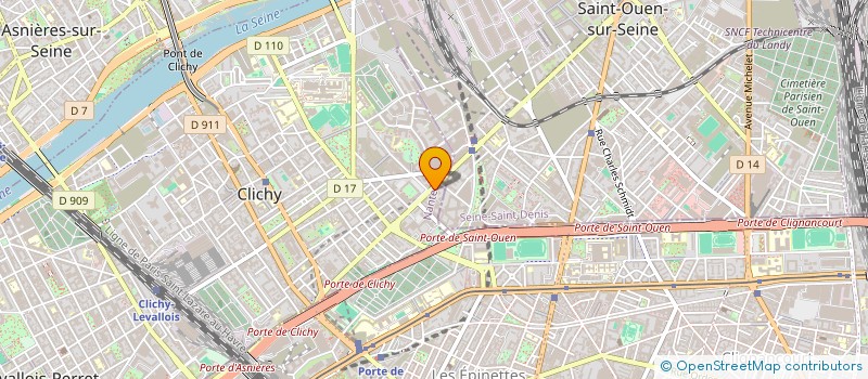 localisation de l'entreprise ASSOCIATION TKO à CLICHY
