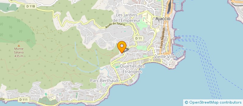 localisation de l'entreprise ASSOCIATION TLF VHRS2B à BIGUGLIA