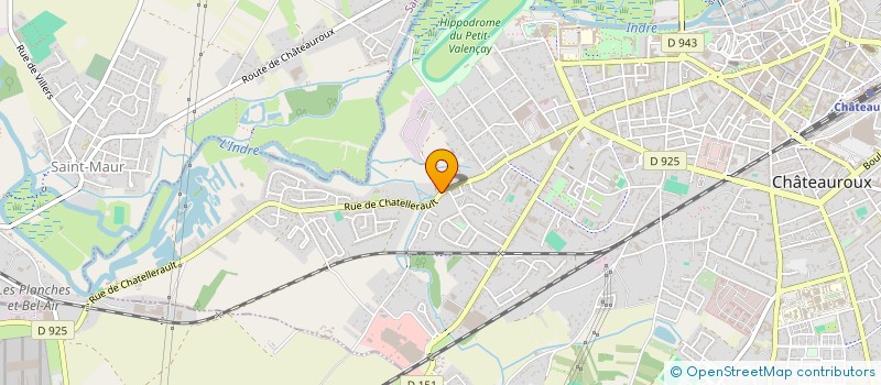 localisation de l'entreprise ASSOCIATION TM36 à CHATEAUROUX