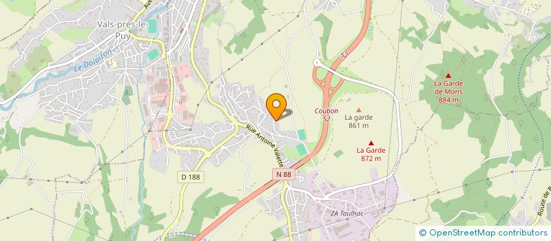 localisation de l'entreprise ASSOCIATION TOC TOC TOC à LE PUY-EN-VELAY