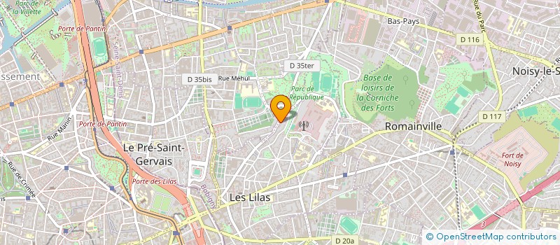 localisation de l'entreprise ASSOCIATION TOHU BOHU à LES LILAS