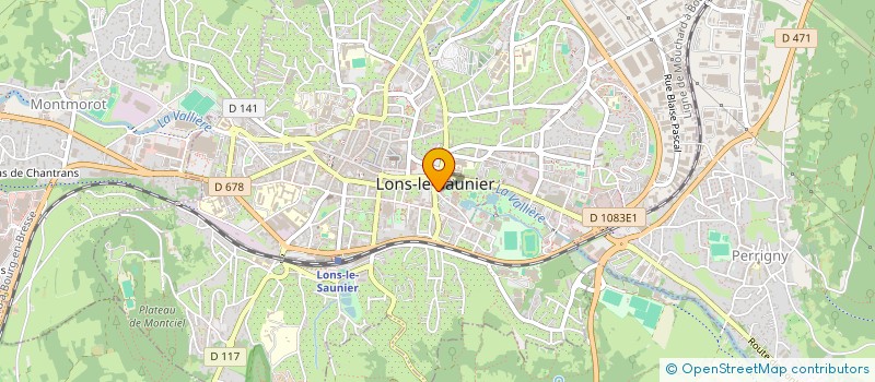 localisation de l'entreprise ASSOCIATION TOM POUCE à LONS-LE-SAUNIER