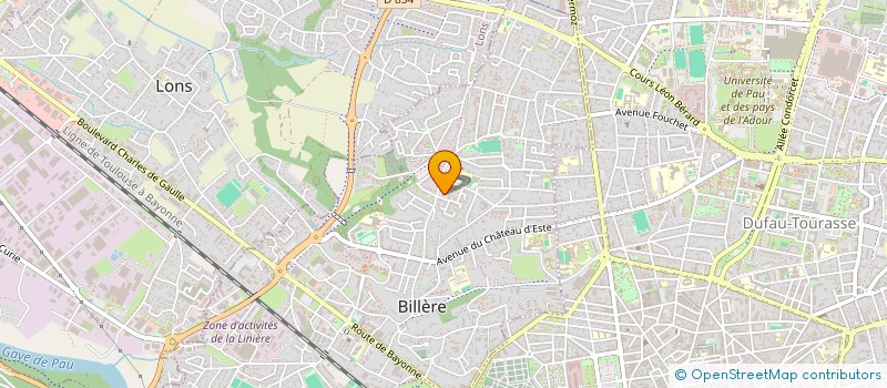 localisation de l'entreprise ASSOCIATION TONNERRE DE JAZZ à BILLERE