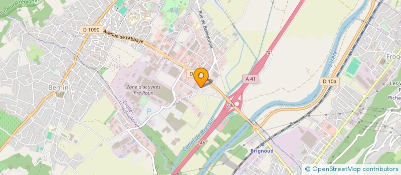 localisation de l'entreprise ASSOCIATION TONUS  CROLLES