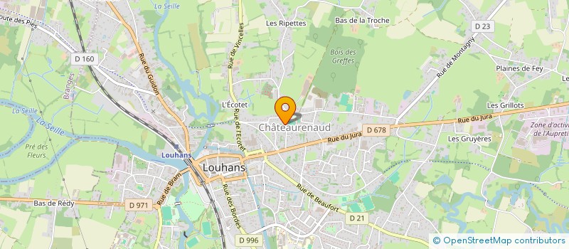 localisation de l'entreprise ASSOCIATION TOP FORME  SAINT-USUGE