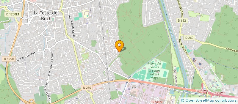 localisation de l'entreprise ASSOCIATION TOP GYM à LA TESTE-DE-BUCH