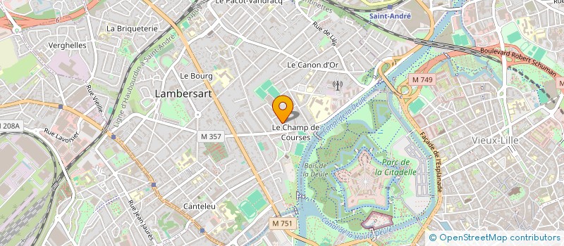 localisation de l'entreprise ASSOCIATION TOPROD à LAMBERSART