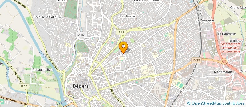 localisation de l'entreprise ASSOCIATION TOROS Y CAMPO à BEZIERS