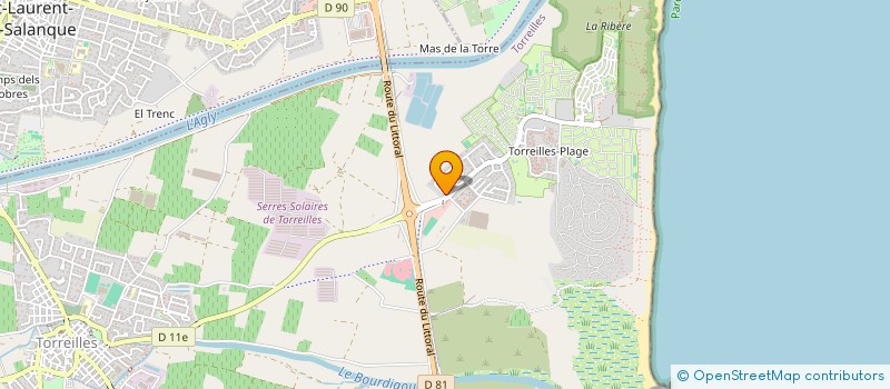 localisation de l'entreprise ASSOCIATION TORREILLES ANES ET COMPAGNIE 66  TORREILLES