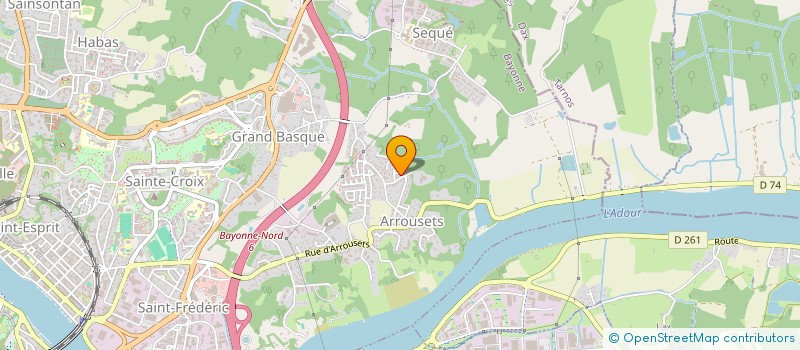 localisation de l'entreprise ASSOCIATION TOUBA à BAYONNE