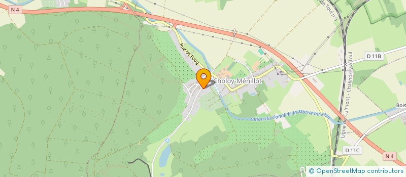 localisation de l'entreprise ASSOCIATION TOULOISE D'ASTRONOMIE  CHOLOY-MENILLOT