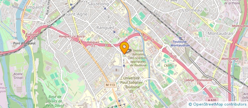 localisation de l'entreprise ASSOCIATION TOULOUSAINE DES INFORMATICIENS PREPARANT UN DIPLOME UNIVERSITAIRE DE TECHNOLOGIE à TOULOUSE