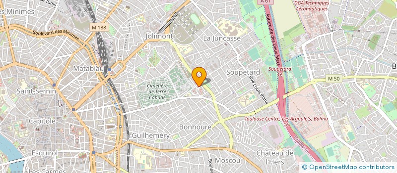 localisation de l'entreprise ASSOCIATION TOULOUSE BOULISTE JOLIMONT à TOULOUSE