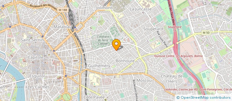localisation de l'entreprise ASSOCIATION TOULOUSE LOCAL DAB+ à TOULOUSE