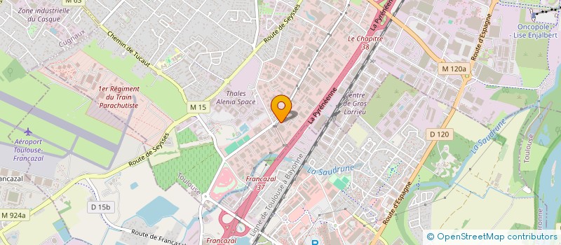 localisation de l'entreprise ASSOCIATION TOULOUSE PIERRE-PAUL-RIQUET,RALLYE DU CANAL DES DEUX MERS  MONTRABE