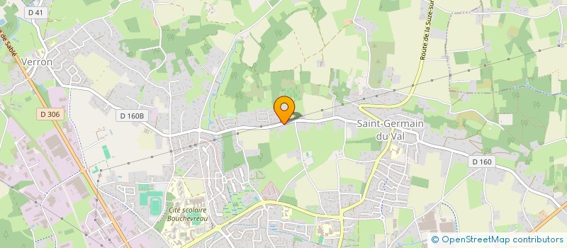 localisation de l'entreprise ASSOCIATION TOURISME EQUESTRE FLECHOIS  LA FLECHE