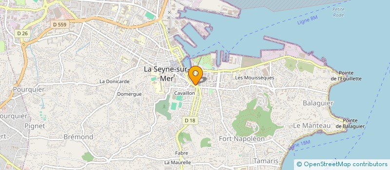 localisation de l'entreprise ASSOCIATION TOURISME ET CULTURE à LA SEYNE SUR MER