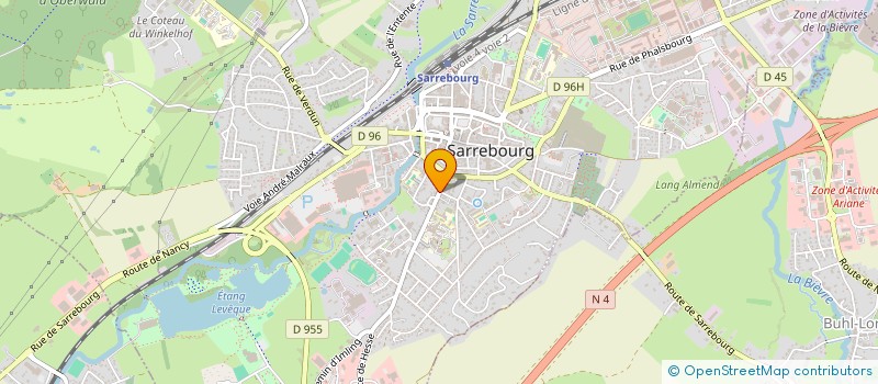 localisation de l'entreprise ASSOCIATION TOURISME ET LOISIRS  LANGATTE