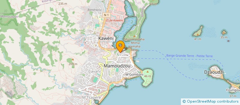 localisation de l'entreprise ASSOCIATION TOURISTIQUE SPORTIVE ET CULTURELLE DES ADMINISTRATIONS FINANCIERES DE MAYOTTE à MAMOUDZOU