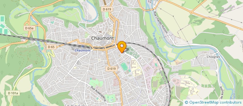 localisation de l'entreprise ASSOCIATION TOURISTIQUE SPORTIVE ET CULTURELLE DES ADMINISTRATIONS FINANCIERES DU DEPARTEMENT DE LA HAUTE MARNE à CHAUMONT