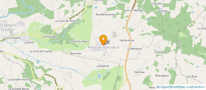 localisation de l'entreprise ASSOCIATION TOURNICOTI  SAINT MARTIAL D'ALBAREDE