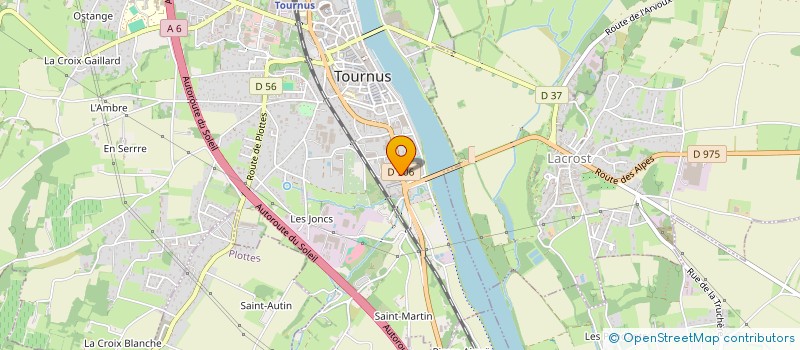 localisation de l'entreprise ASSOCIATION TOURNUSCIMES à TOURNUS