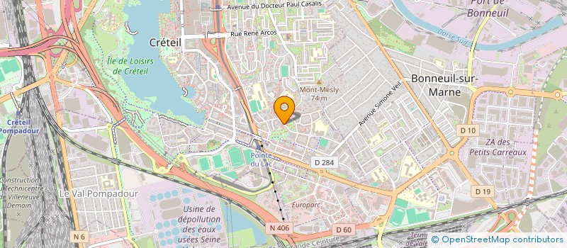 localisation de l'entreprise ASSOCIATION TOUS EGAUX ATE à CRETEIL
