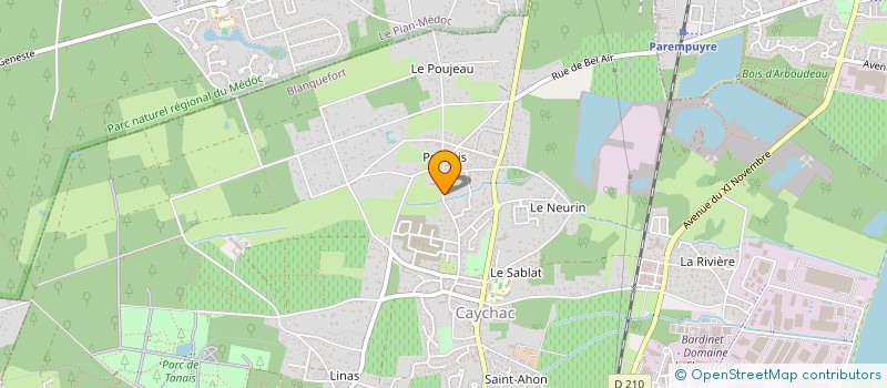 localisation de l'entreprise ASSOCIATION TOUS EN FORME à BLANQUEFORT