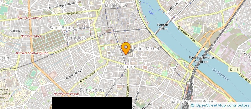 localisation de l'entreprise ASSOCIATION TOUS EN SCENE A BORDEAUX  BORDEAUX