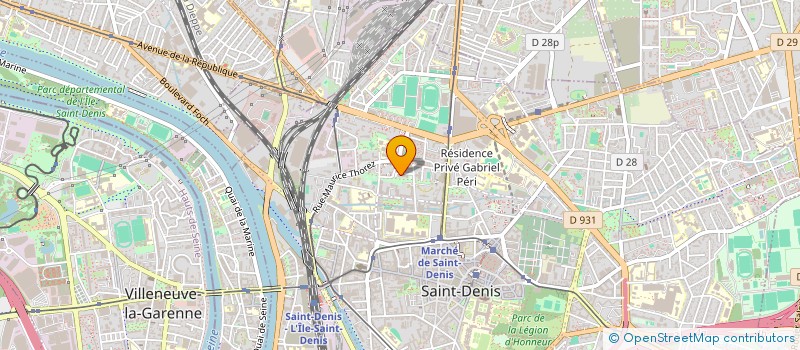localisation de l'entreprise ASSOCIATION TOUS ENSEMBLE A PICASSO à SAINT-DENIS