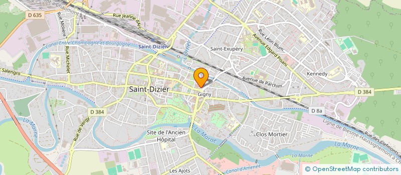 localisation de l'entreprise ASSOCIATION TOUS SERVICES à SAINT-DIZIER