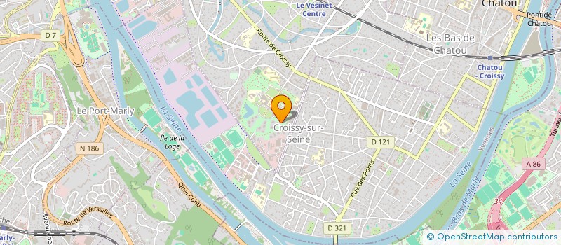 localisation de l'entreprise ASSOCIATION TOUS UNIS (A.T.U)  LE VESINET