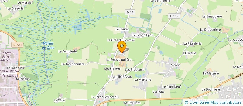 localisation de l'entreprise ASSOCIATION TOUT A GAGNER AVEC LES JEUX DU LOTO PAYS DE LOIRE  VAIR-SUR-LOIRE