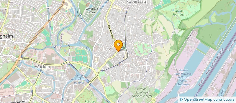 localisation de l'entreprise ASSOCIATION TOUT COULEUR à STRASBOURG