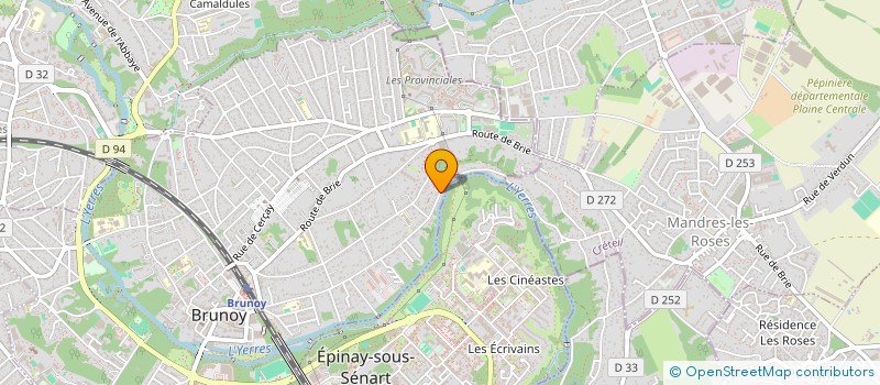 localisation de l'entreprise ASSOCIATION TOUT EN SCENE à BRUNOY